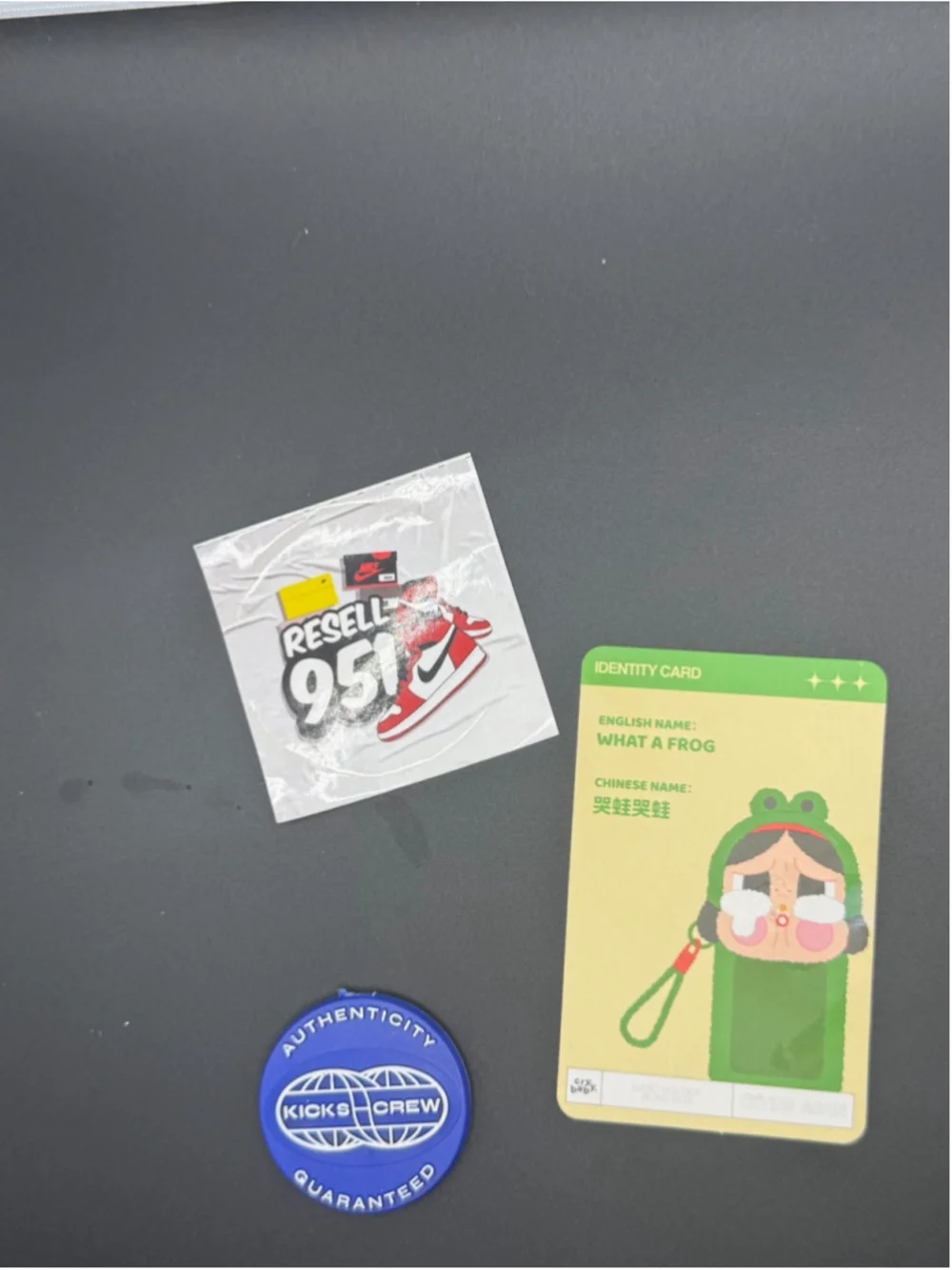 Crybaby Sad Club Card Holder What A Frog Crying Again Plush Keychain Holder